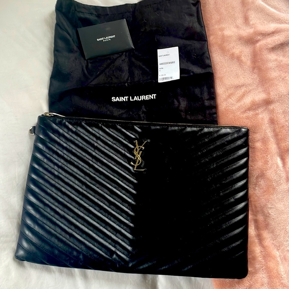 Saint Laurent envelope bag…